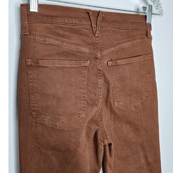 Veronica Beard Brown Maera Skinny High Rise Button Fly Jeans Women's 26 - Picture 5 of 10